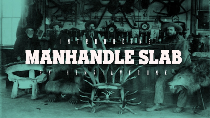 Manhandle Slab字体 1