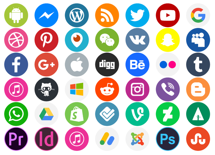 social media color字体 3