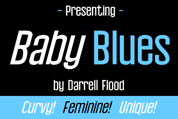 Baby Blues字体 1