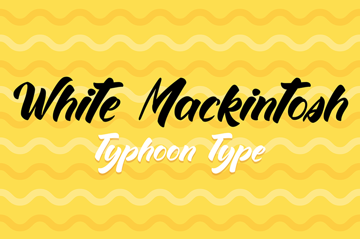 White Mackintosh字体 2
