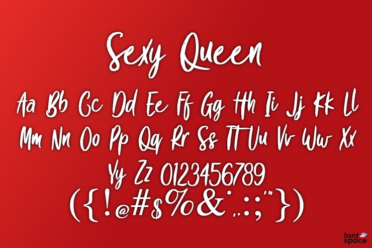 Sexy Queen字体 2