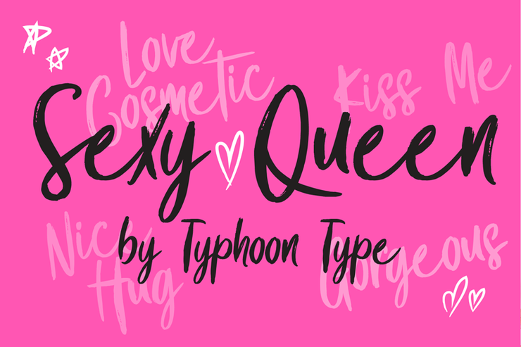 Sexy Queen字体 3