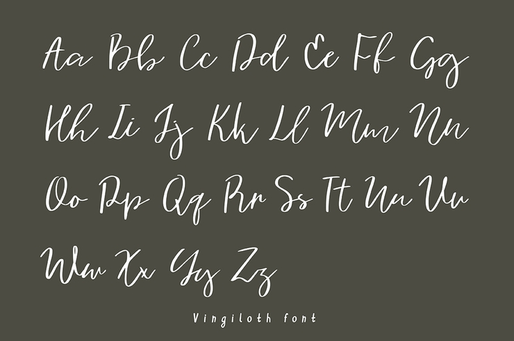 Vingiloth字体 6