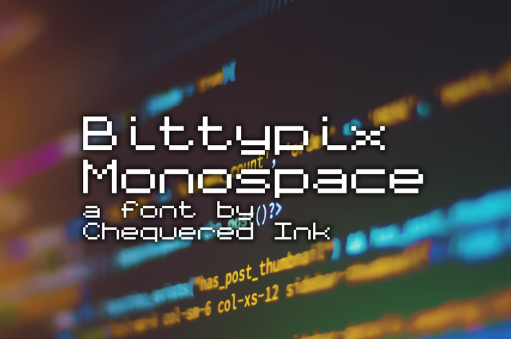 Bittypix Monospace字体 1