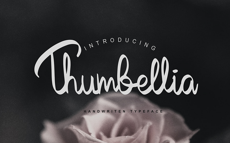 Thumbellia字体 1