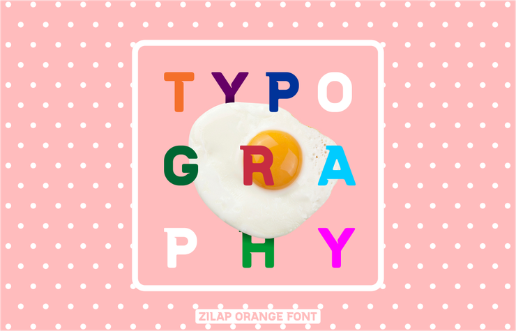 Zilap Orange字体 2