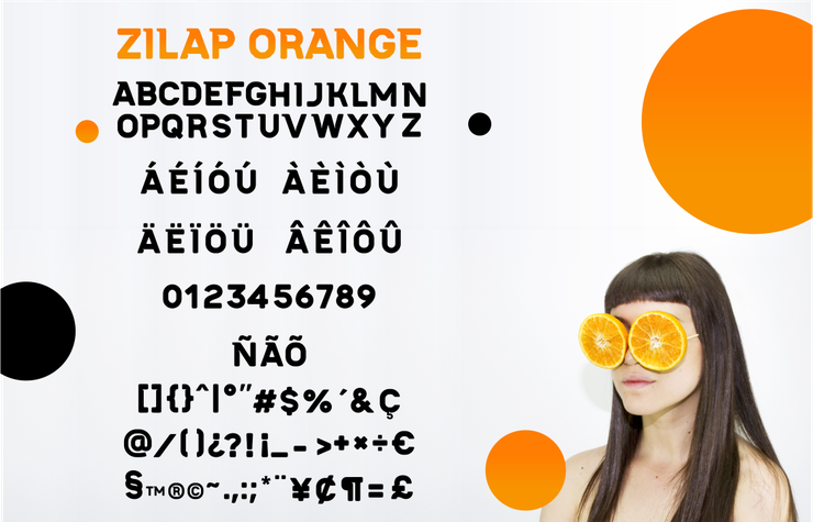Zilap Orange字体 3