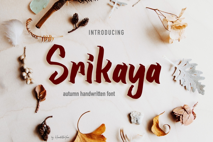 Srikaya字体 2