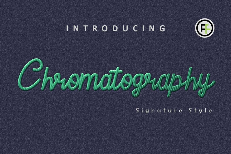 Chromatography字体 1