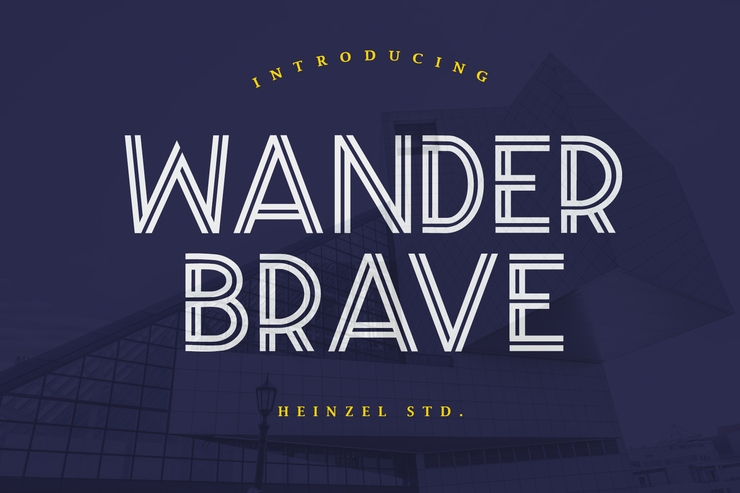 Wander Brave字体 3