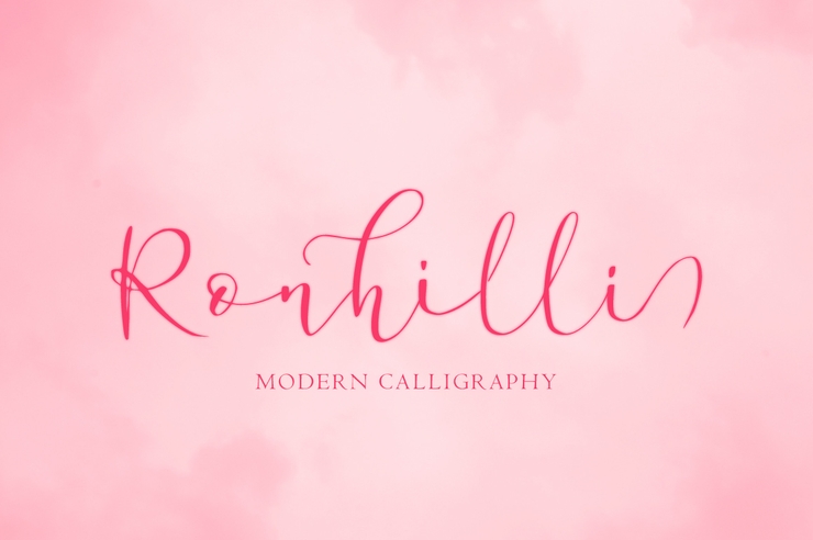 Ronhilli字体 1