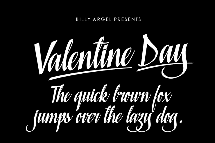 Valentine Day字体 1