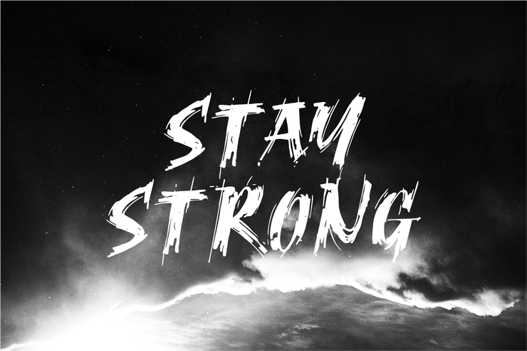 Ragnar Brush字体 2