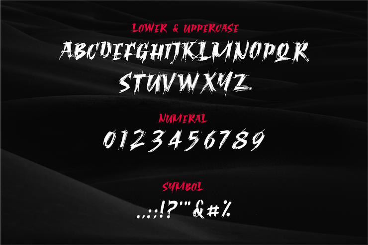 Ragnar Brush字体 3