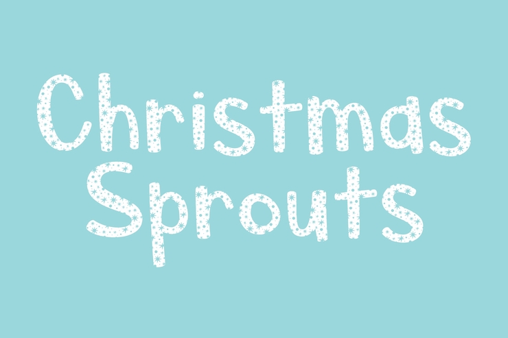 Christmas Sprouts字体 1