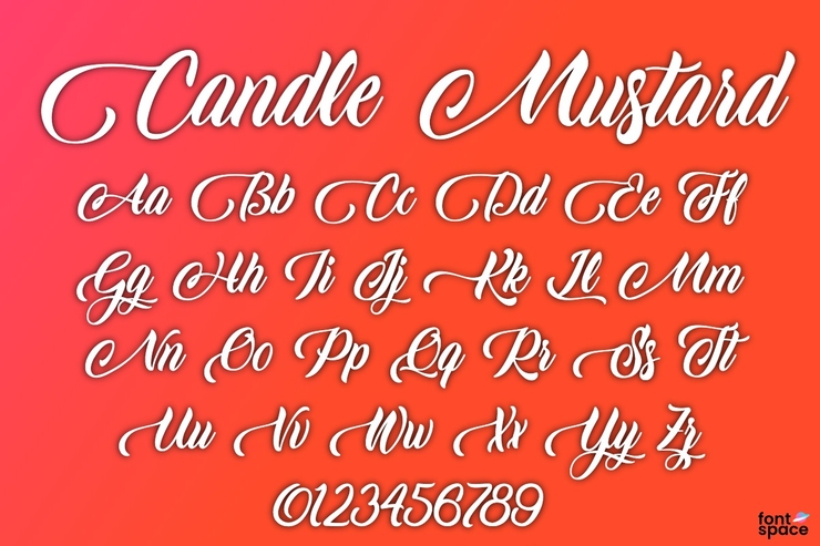 Candle Mustard字体 1