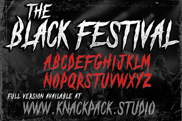 The Black Festival_DEMO字体 1