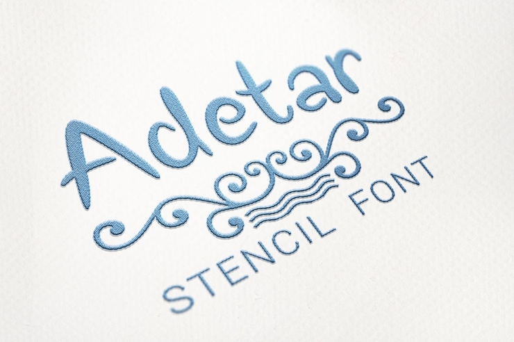 Adetar字体 5