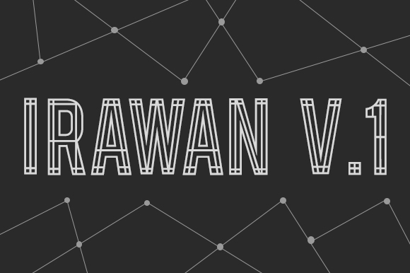 Irawan V.1字体 1