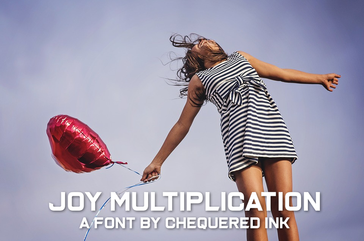 Joy Multiplication字体 1