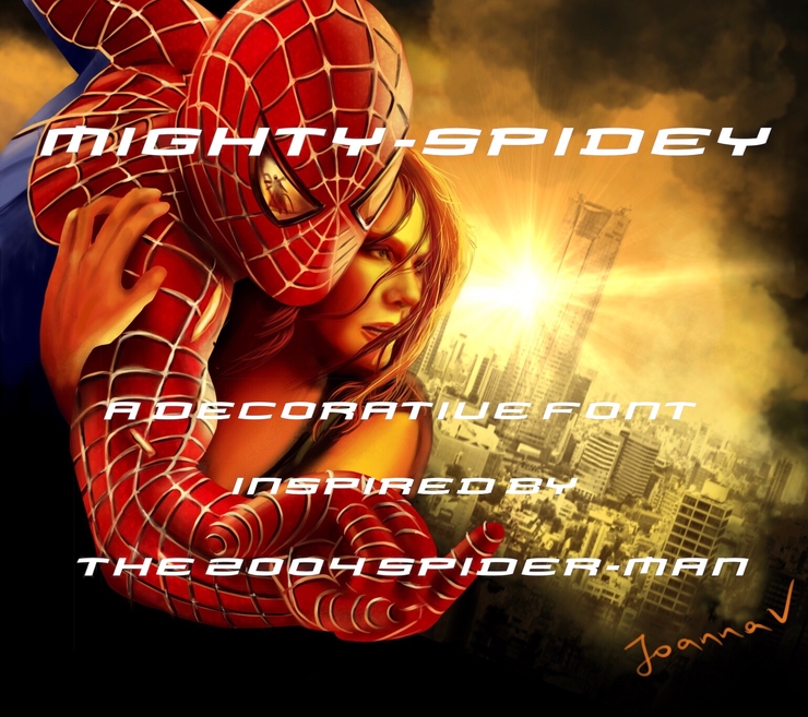 mightyspidey字体 2