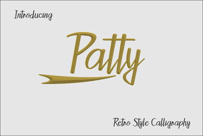 Patty字体 3