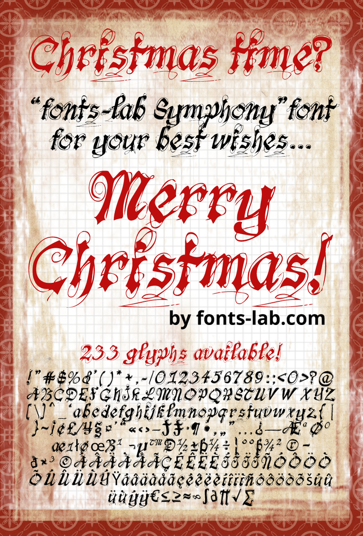 fonts-lab Symphony字体 2