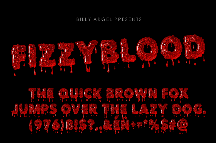 FIZZYBLOOD字体 1