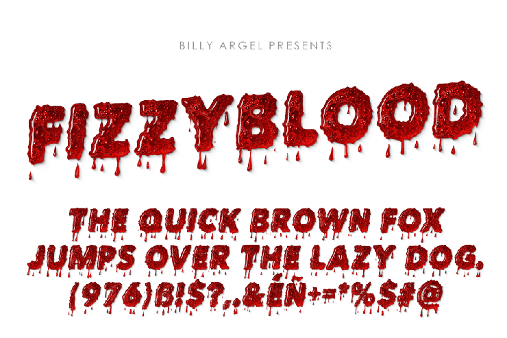 FIZZYBLOOD字体 4