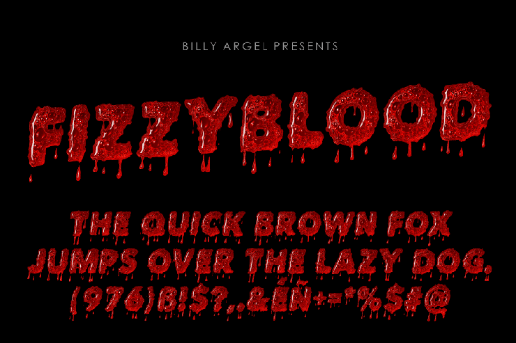 FIZZYBLOOD字体 5