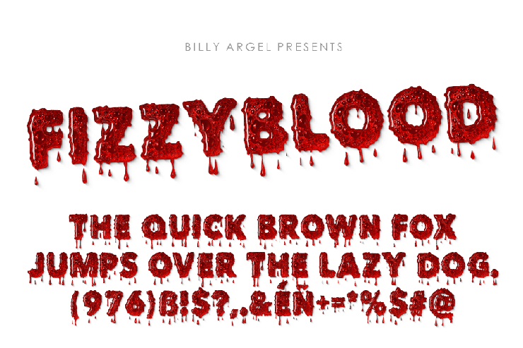 FIZZYBLOOD字体 6