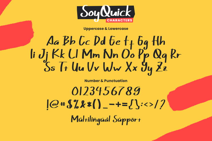 Soy Quick字体 7