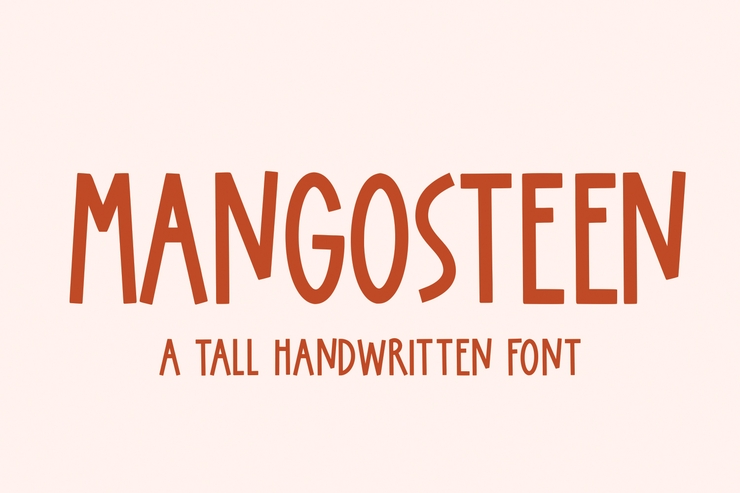 Mangosteen字体 3