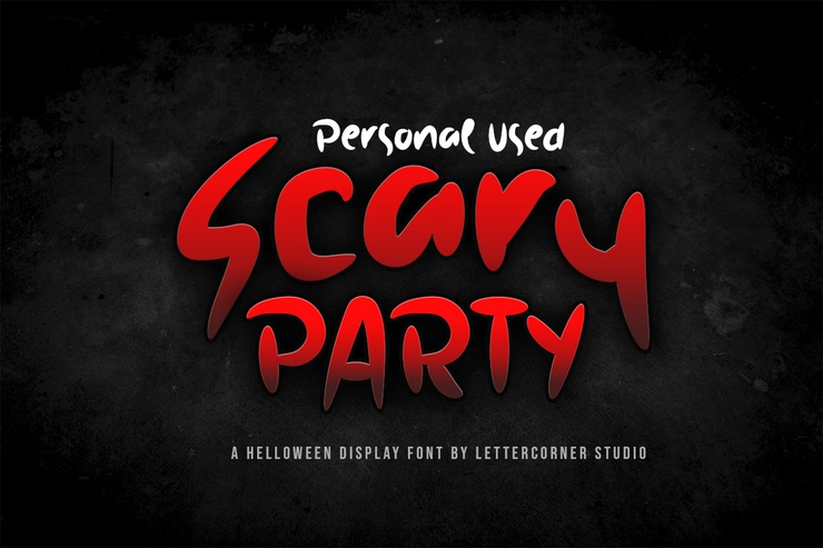 Scary Party字体 1