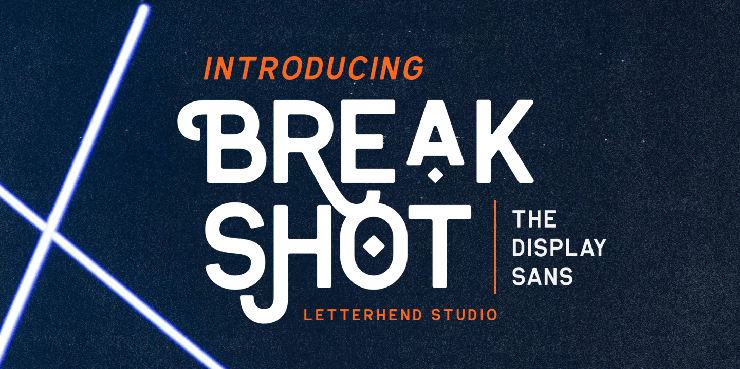 Breakshot字体 2
