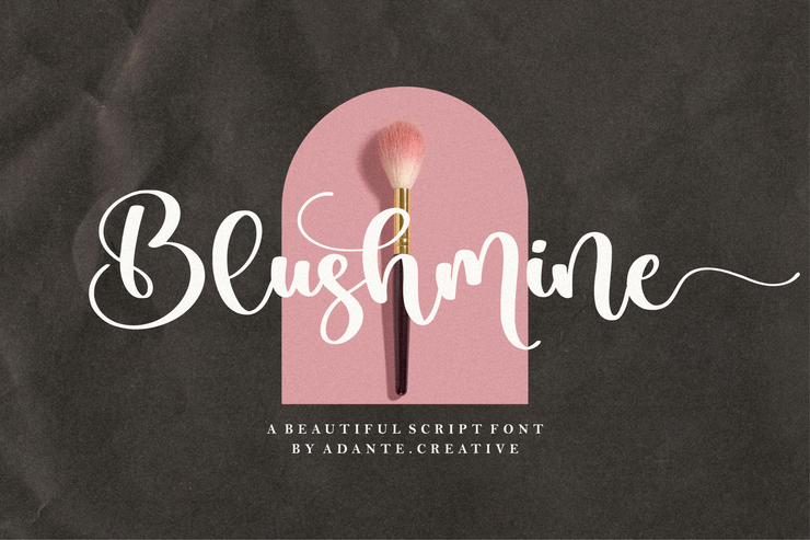 Blushmine字体 8