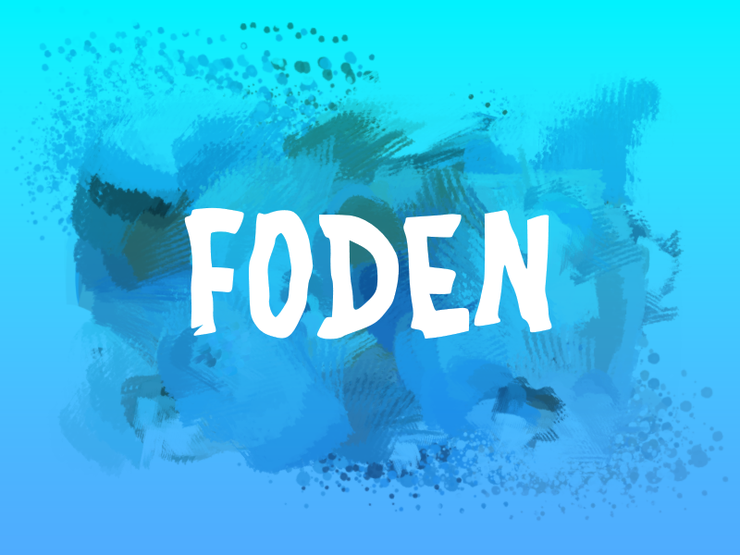 f Foden字体 1