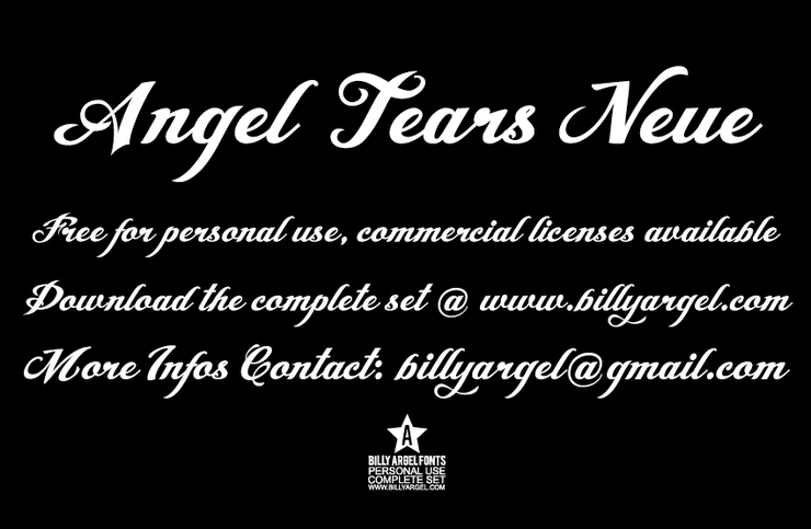 Angel Tears Neue字体 1