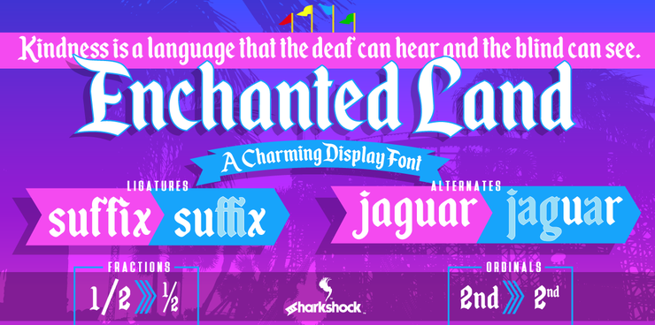 Enchanted Land字体 2