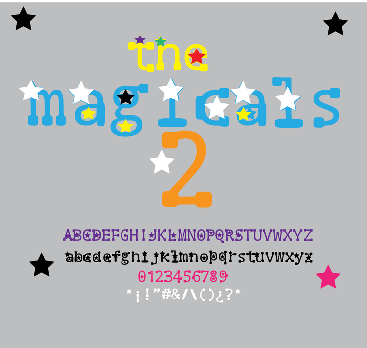 the magicals 2字体 1