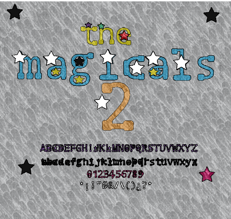 the magicals 2字体 2