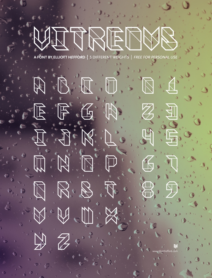 Vitreous字体 1