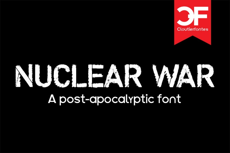 CF Nuclear War字体 1