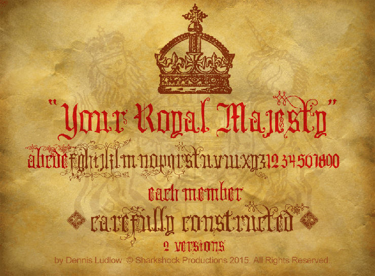 Your Royal Majesty字体 1