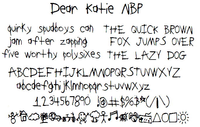 DearKatieNBP字体 2