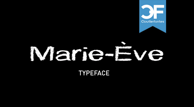 CF Marie Eve字体 1