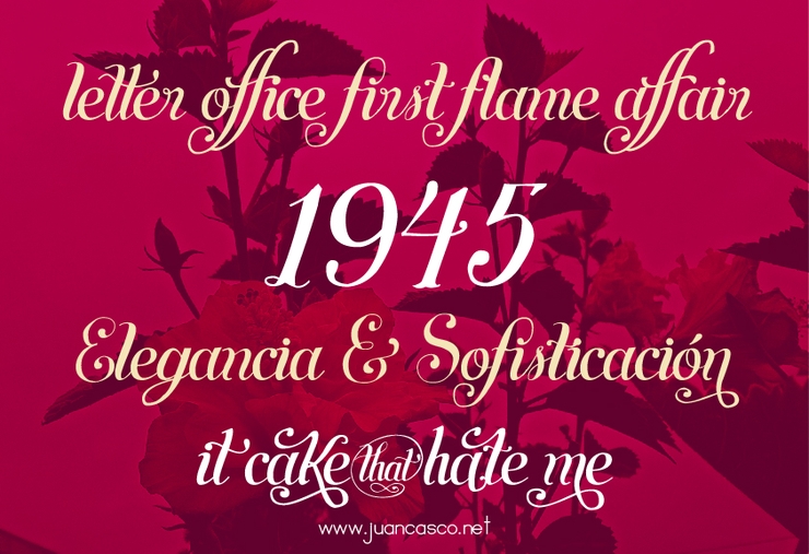 Symphony Script字体 2