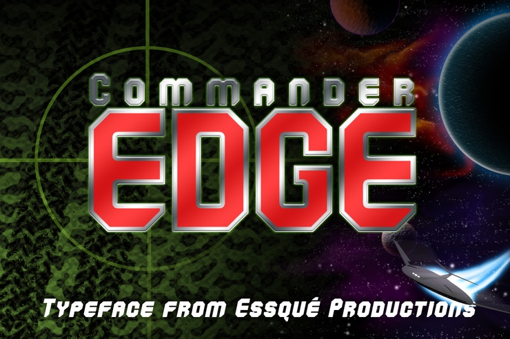 Commander Edge字体 1