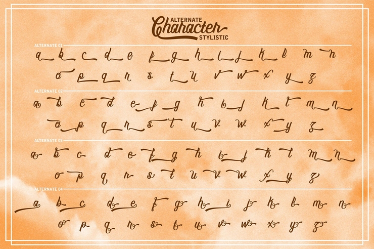 Montreal Script字体 3