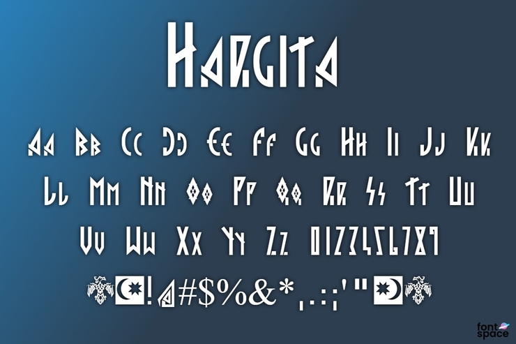 Hargita字体 2